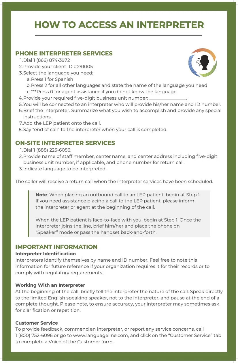 Poster - Interpreter How To